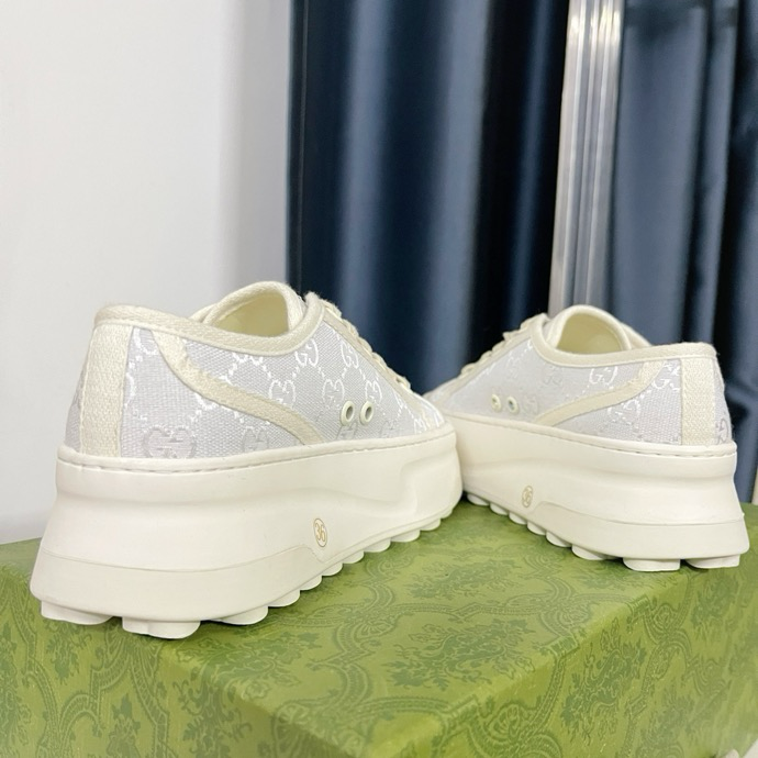 Gucci Tennis 1977 platform sneakers white