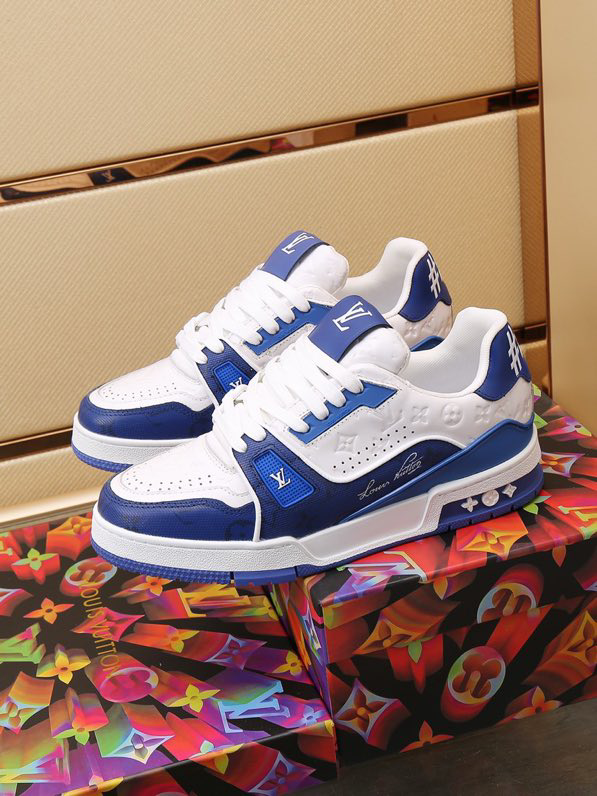 Louis Vuitton Trainer Sneaker Blue
