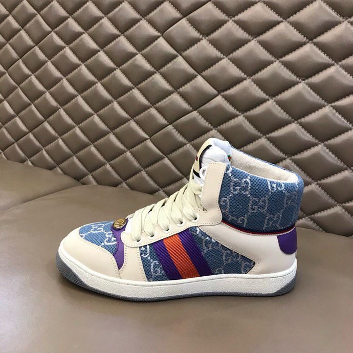 Gucci Dirty shoes Beige Blue