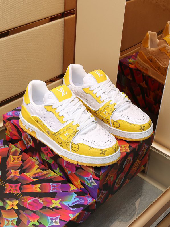 Louis Vuitton Trainer Yellow