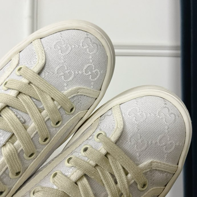 Gucci Tennis 1977 platform sneakers white