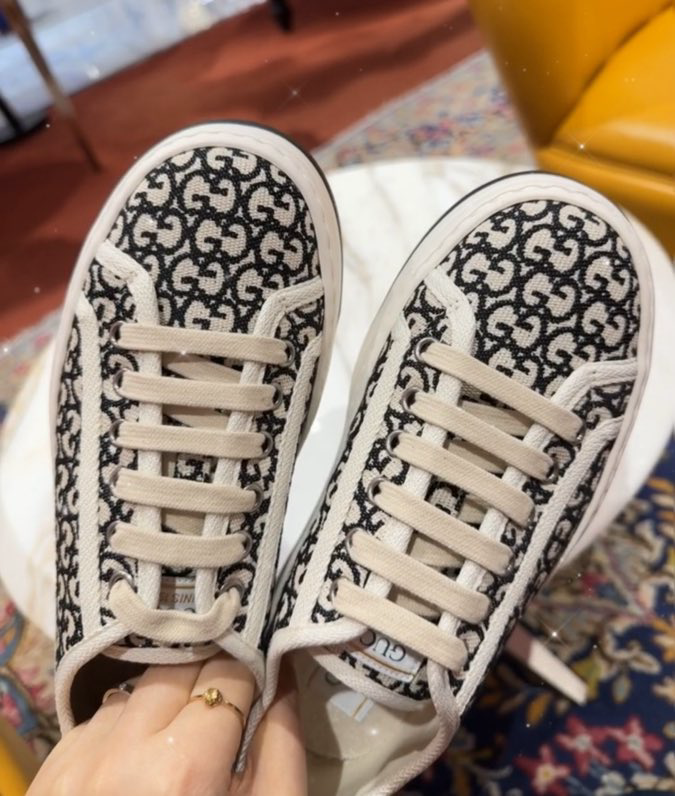 Gucci Tennis 1977 platform sneakers Black