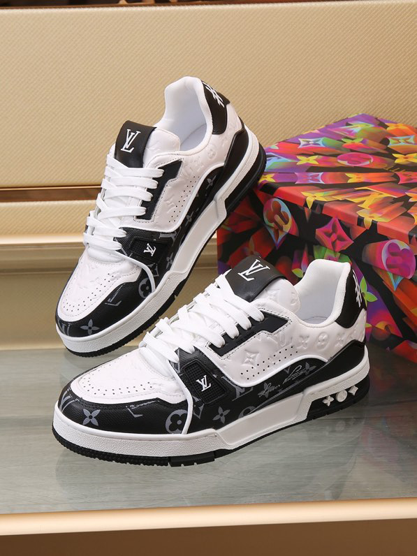Louis Vuitton LV Trainer #54 Black White