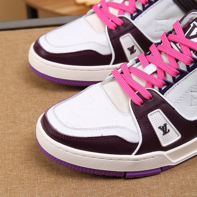 Louis Vuitton Trainer Brown White