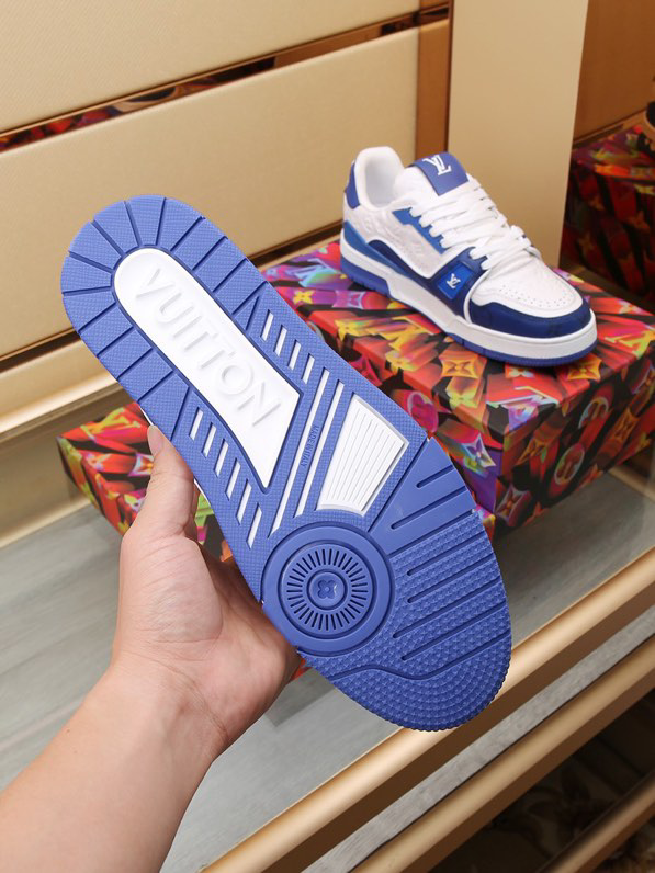 Louis Vuitton Trainer Sneaker Blue