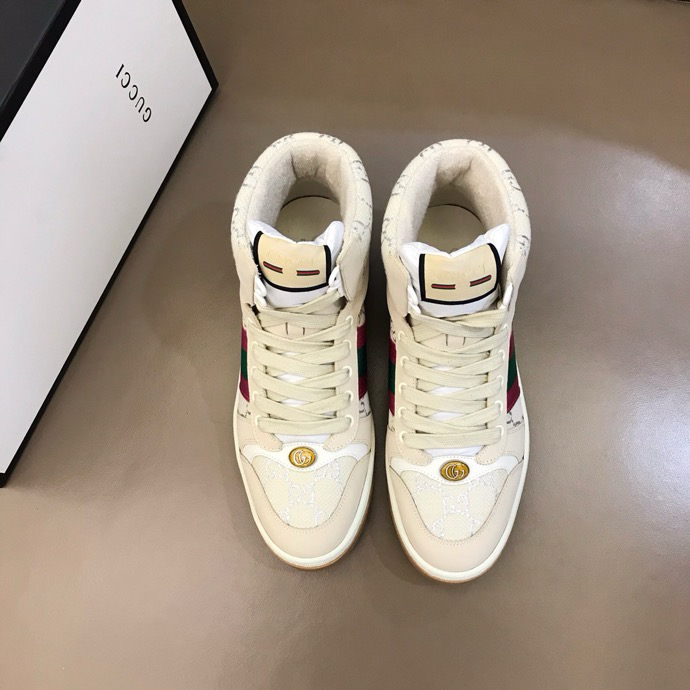 Gucci Dirty shoes Beige White