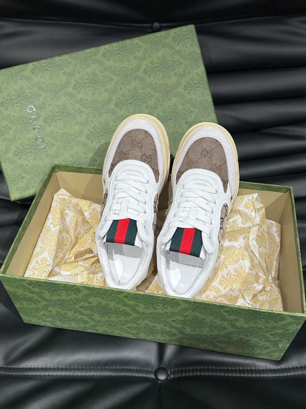 Gucci Re-Web Sneakers Nude & Neutrals
