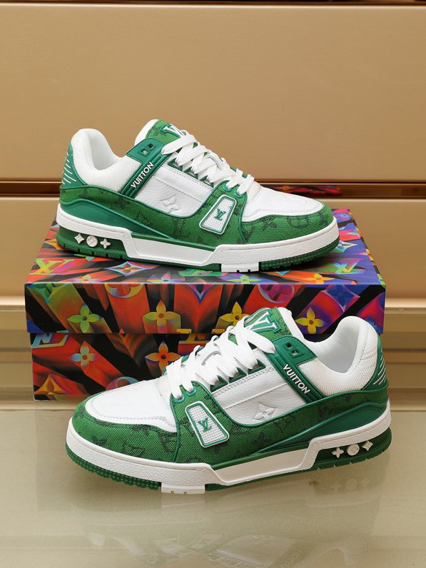 Louis Vuitton LV Trainer Green