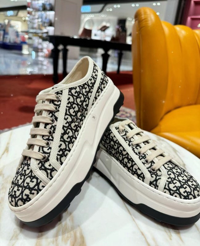 Gucci Tennis 1977 platform sneakers Black