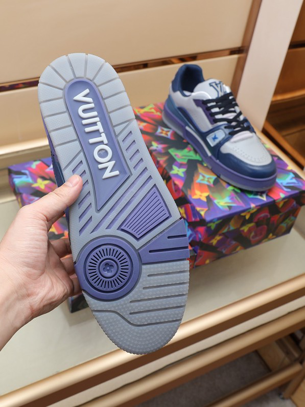 Louis Vuitton LV Trainer Marine Grey