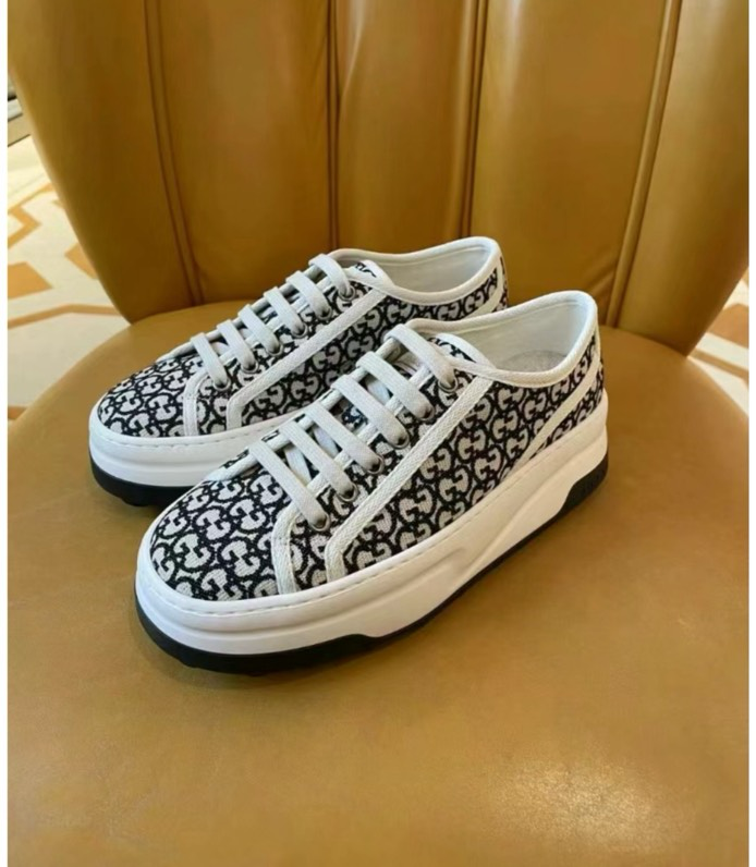 Gucci Tennis 1977 platform sneakers Black