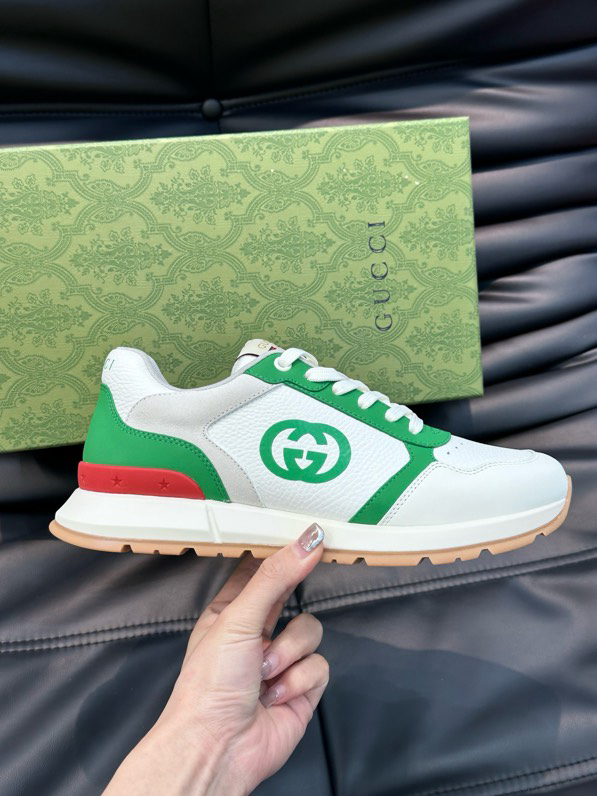 Gucci Men's GG sneakers White Green