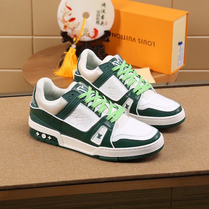 Louis Vuitton LV Trainer Green