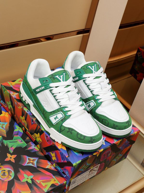 Louis Vuitton LV Trainer Green