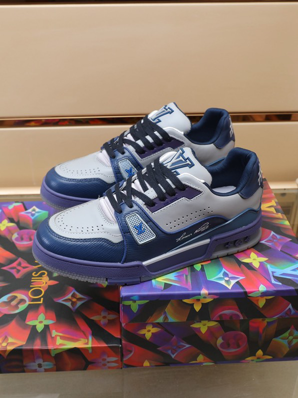 Louis Vuitton LV Trainer Marine Grey