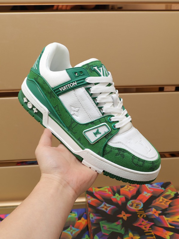 Louis Vuitton LV Trainer Green
