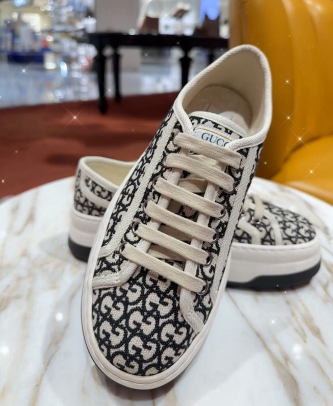 Gucci Tennis 1977 platform sneakers Black