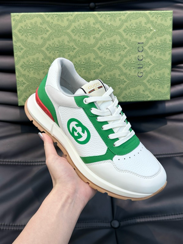 Gucci Men's GG sneakers White Green