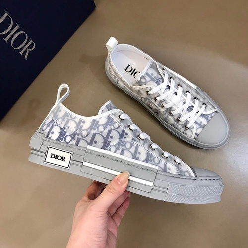 Dior Dior B23 Low-Top Sneakers White Navy Grey