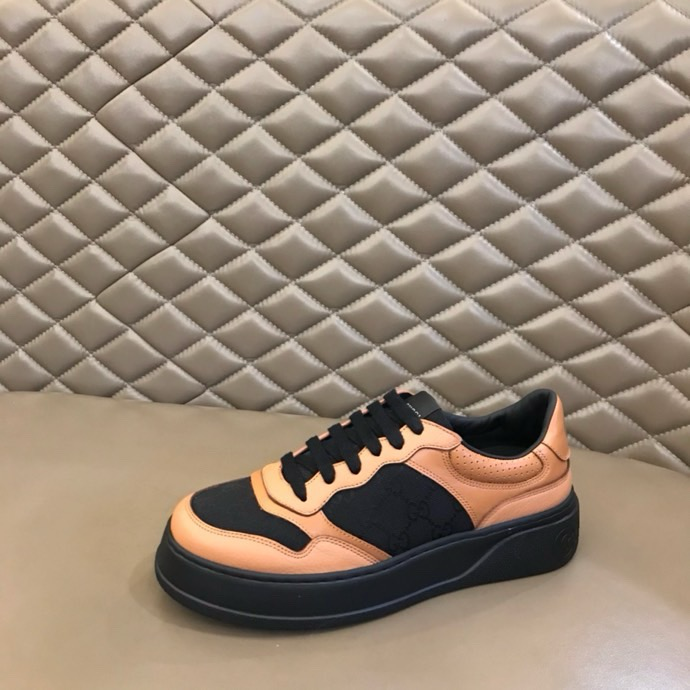 Gucci GG embossed sneakers Black Orange