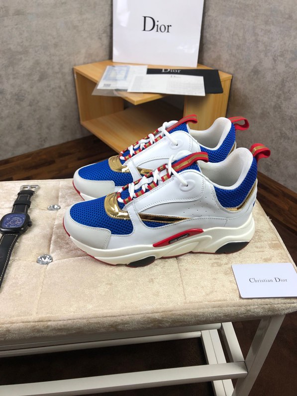 Dior Homme B22 'White Blue Gold' Sneakers