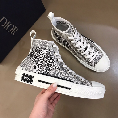 Dior And Shawn B23 High Top Black White