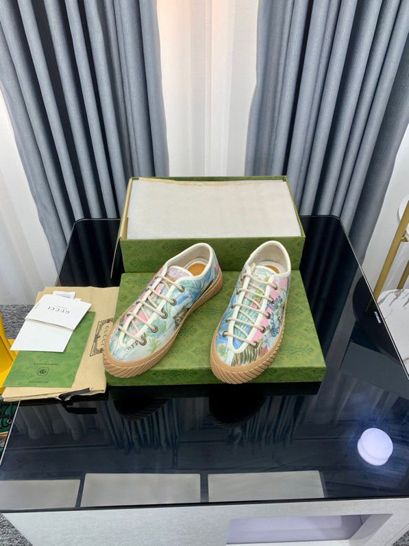 Gucci GG monogram low-top sneakers Green