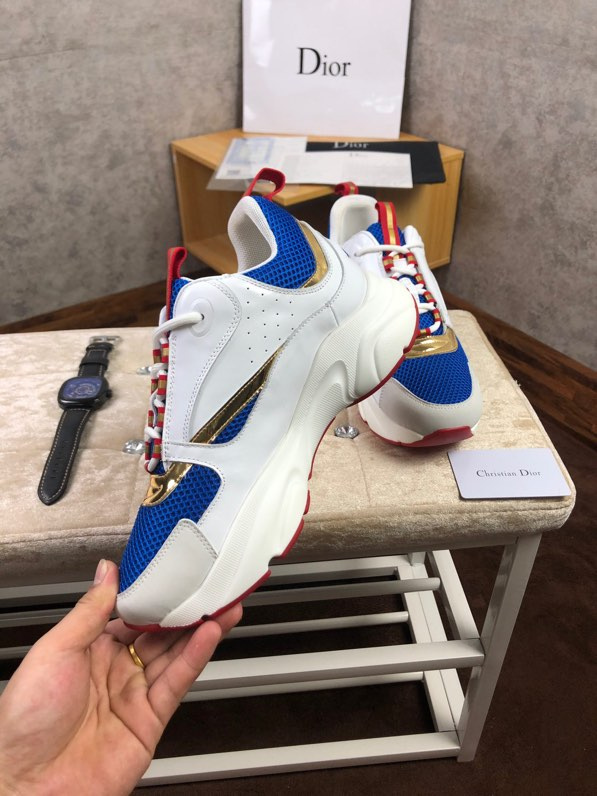 Dior Homme B22 'White Blue Gold' Sneakers