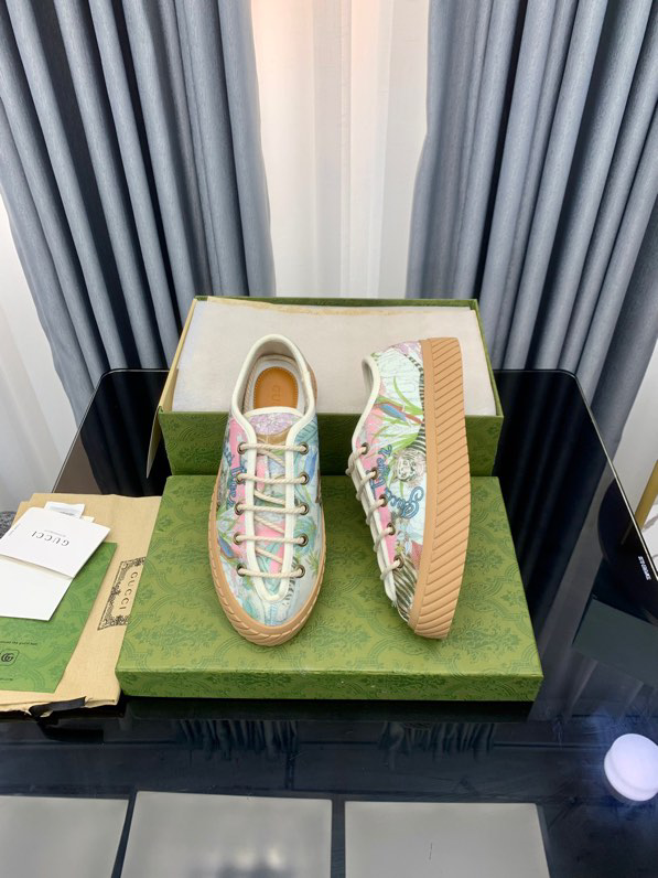 Gucci GG monogram low-top sneakers Green