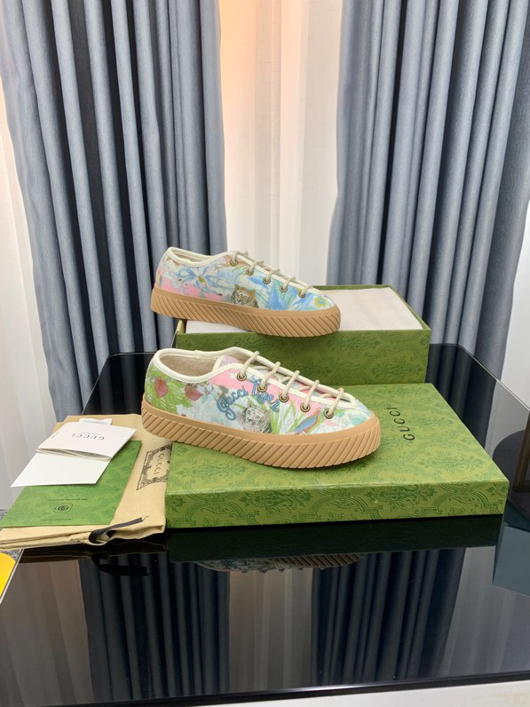 Gucci GG monogram low-top sneakers Green