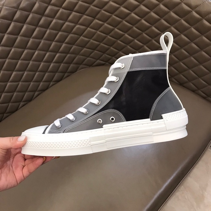 B23 High Top Sneaker Dark Gray Canvas