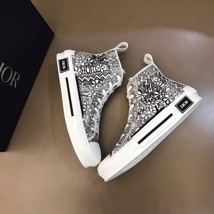 Dior And Shawn B23 High Top Black White