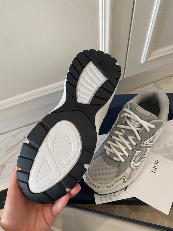 DIOR B30 Sneaker White Mesh And Technical Fabric