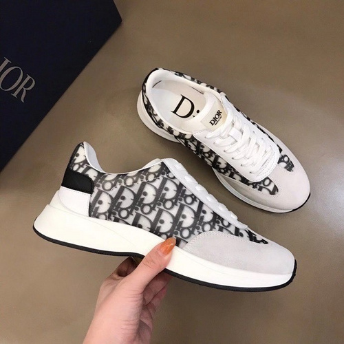Dior Sneakers B24 SNEAKER WHITE DIOR OBLIQUE CANVAS