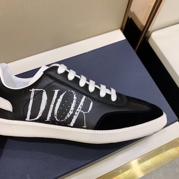 Dior B01 Suede Leather 'Alex Foxton Print'