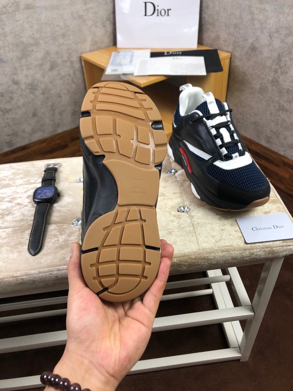 Dior Men's Black and White Trainers