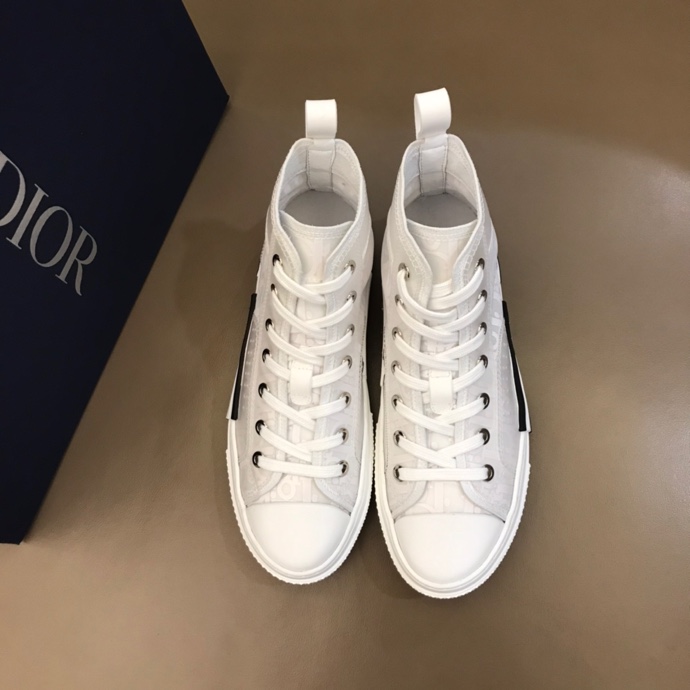 Dior B23 High Top 'Dior Oblique 'White' Sneakers