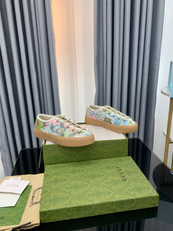 Gucci GG monogram low-top sneakers Green