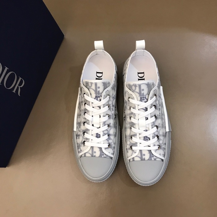 Dior Dior B23 Low-Top Sneakers White Navy Grey