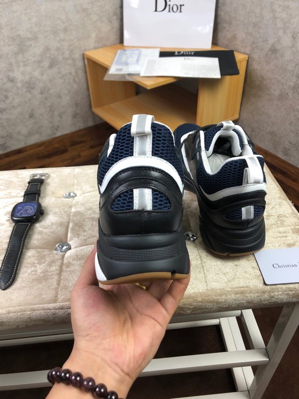 Dior Men's Black and White Trainers