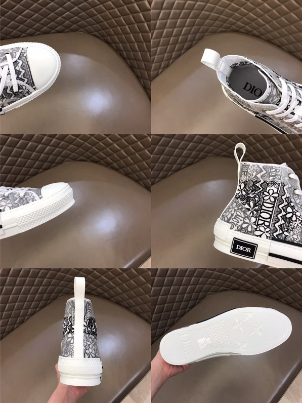 Dior And Shawn B23 High Top Black White