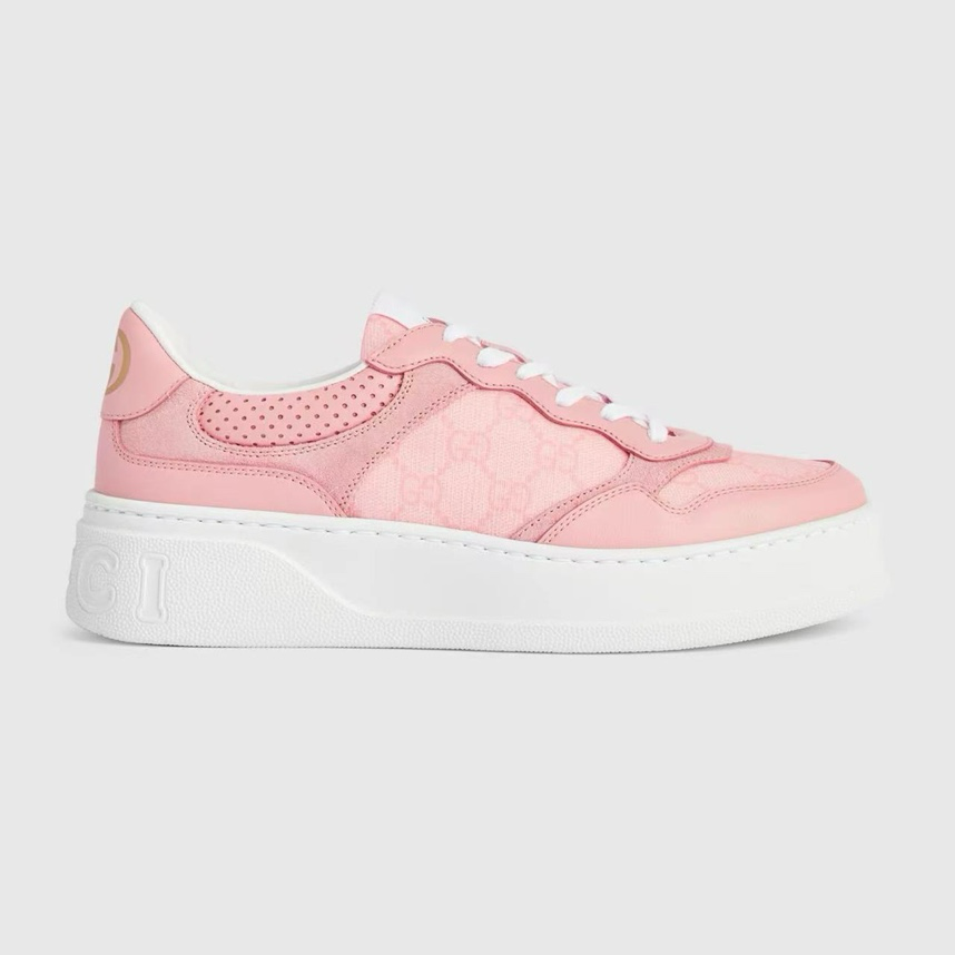 Gucci GG embossed sneakers Pink