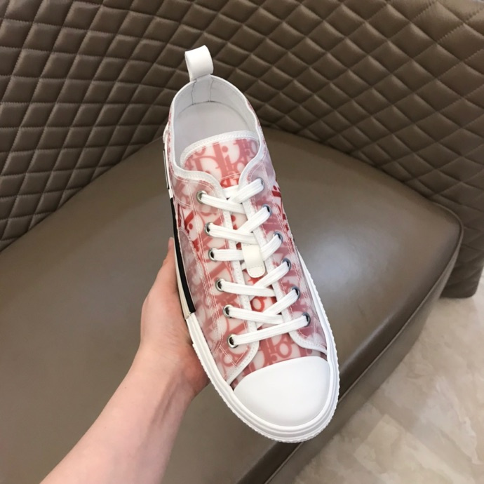 Dior Men's White and Red Trainers