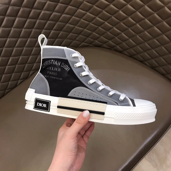 B23 High Top Sneaker Dark Gray Canvas
