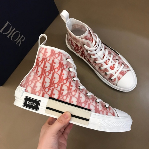 Dior B23 High-Top Sneakers (Red)
