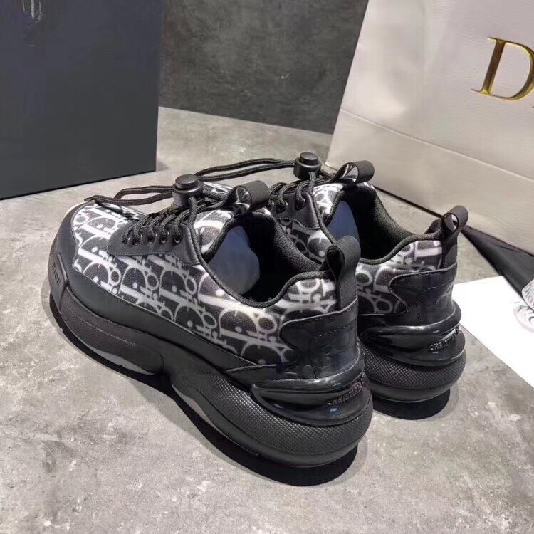 DIOR - B24 Sneaker Black Dior Oblique Technical Fabric