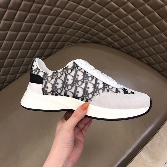 Dior Sneakers B24 SNEAKER WHITE DIOR OBLIQUE CANVAS