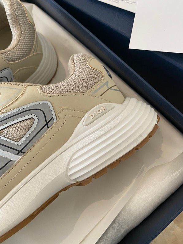 DIOR B30 Sneaker Dior Gray Mesh And Technical Fabric