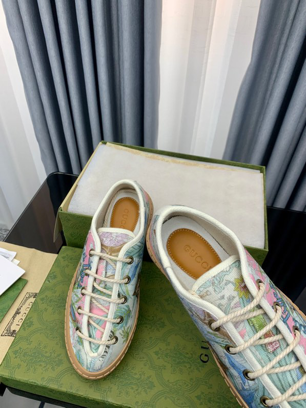 Gucci GG monogram low-top sneakers Green