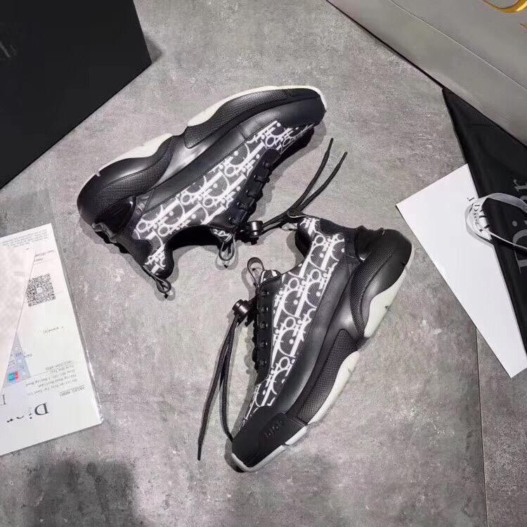 DIOR - B24 Sneaker Black Dior Oblique Technical Fabric